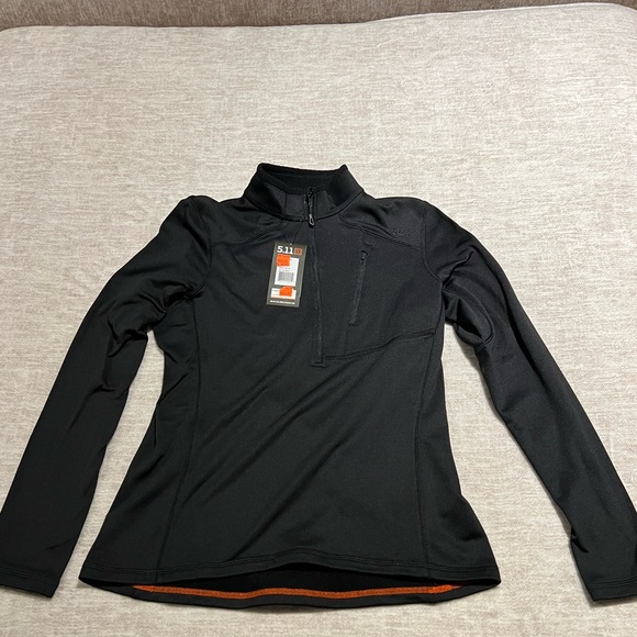 5.11 Tactical Tops - Womens 5.11 Tactical Black Zip Up